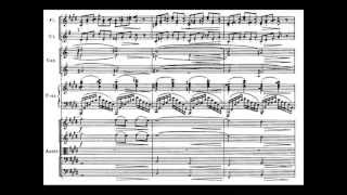 Concerto no 2 Rachmaninoff  II Adagio Sostenuto  SCORE [upl. by Lonier]