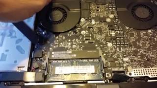 Macbook pro A1286 mid 2012 keyboard replacement 14 [upl. by Aicenod]