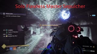 Destiny 2 Solo flawless sepulcher master lost sector [upl. by Nawor]