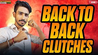 BACK TO BACK CLUTCHES  BGMI LIVE KANNADA  BGMI LIVE  bgmilive shorts [upl. by Arahset]