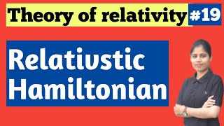 Relativistic hamiltonian  Relativistic hamiltonian charged particlephysics quantum [upl. by Ilise]