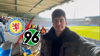 Niedersachsenderby  OHNE ULTRAS❌🥁  EINTRACHT BRAUNSCHWEIG vs HANNOVER 96  Stadionvlog [upl. by Sands]