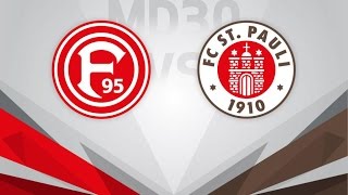 Fortuna Düsseldorf  FC St Pauli  21042017  2 Bundesliga 20162017 [upl. by Gnouc]