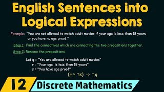 Translating Sentences into Logical Expressions [upl. by Sisson]