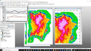 create geological profile across Gravity map Using gymsys on Oasis Montaj part 1 [upl. by Iris]