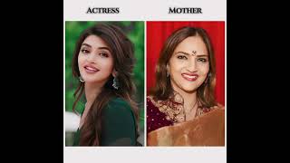 South Actress Their Mother ❤️😊 l rashmika samantha kajalaggarwal keerthysuresh kirtishetty [upl. by Noired536]