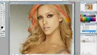 Changing Your Hair Color Using Photoshop [upl. by Conny]