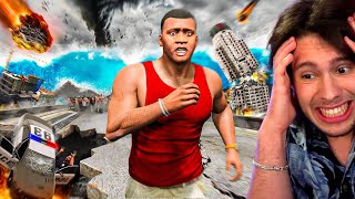 TODOS OS DESASTRES NATURAIS NO GTA 5 Terremoto Furacão Tsunami Meteoro Neve Poeira [upl. by Assilem]