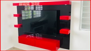 Como hacer un mueble flotante para TV en PVC [upl. by Carlock336]