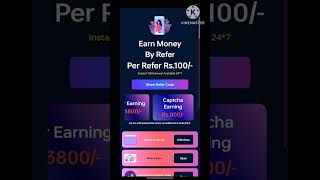 Refer Cash App India 🇮🇳 Best No1 Earning App  Best Refer Earning App  App New launched  Best App [upl. by Monah]