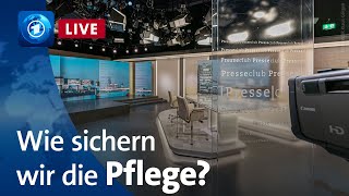 Zu wenig Geld und Personal Wie sichern wir die Pflege  Presseclub [upl. by Cassondra]