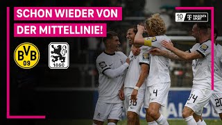 Borussia Dortmund II  TSV 1860 München Highlights mit LiveKommentar  3 Liga  MAGENTA SPORT [upl. by Ailhat532]