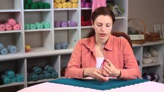 How to Knit a Pointed Scarf  Knitting Tips amp Lessons [upl. by Norford]