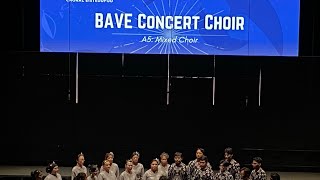 INTERNATIONAL CHORAL EISTEDDFOD 2024  BAVE CONCERT CHOIR part 2 mcemalaysiachoraleisteddfod [upl. by Aday614]