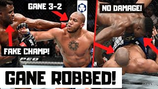 Francis Ngannou vs Ciryl Gane Full Fight Reaction and Breakdown  UFC 270 Event Recap [upl. by Neeoma]