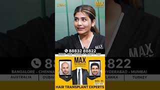 Watch this to STOP hair fall fast  Max Hair Chennai [upl. by Anaeirb]