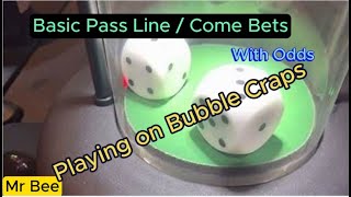 Basic Craps Strategy  Pass Line  Come Bets with Odds Easy to Learn strategy [upl. by Braswell507]