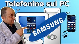 Visualizzare il proprio telefonino sul PC con lapp SideSync solo per Samsung [upl. by Palla595]