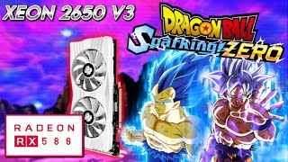 Testanto Dragon Ball Sparking Zero no meu PC  Xeon E5 2650 V3  RX580 testgaming msiafterburner [upl. by Pohsib613]