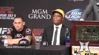 UFC 162 Silva vs Weidman PostFight Press Conference LIVE  complete  unedited [upl. by Cohby]