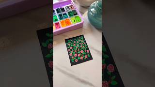 Easy Flowers Painting 🌸🖌️ flowers painting shorts ytshorts [upl. by Murdock900]