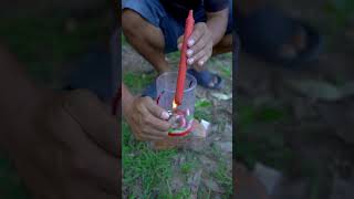 Bushcraft Skills Very Simple and Very Useful In Forest survival camping outdoor bushcraft fores [upl. by Hootman]