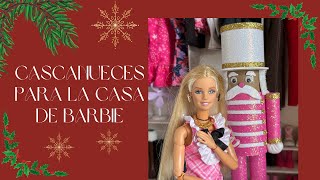 Crea un cascanueces de ensueño para decorar tu casa de Barbie en navidad Barbiestoryland barbie [upl. by Micco]