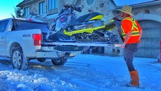 EASY Snowmobile Load [upl. by Fridell]