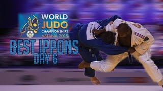 Best Ippons of Day 6  World Championships Astana 2015  JudoHeroes [upl. by Assedo]