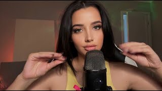 asmr español trigger words  trying asmr in spanish 🧡 [upl. by Arodal433]