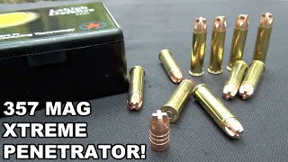 357 MAG Xtreme Penetrator Lehigh Defense 140gr XP [upl. by Enicar]