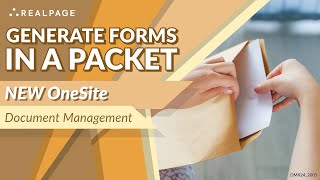 Generate Forms in a Packet [upl. by Aleen294]