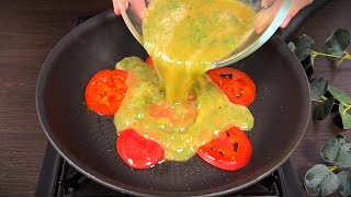 Fügen Sie einfach Eier zu Tomaten und Brokkoli hinzu Schnelles Frühstück in 5 Minuten [upl. by Wendy]