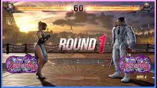 SuperAggressive Jun Kazama Vs KEISUKE Kazuya  God Of Destruction Battle  Tekken 8 [upl. by Eraste73]