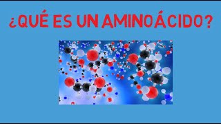 ¿Qué es un aminoácido Estructura y Clasificación [upl. by Magulac]