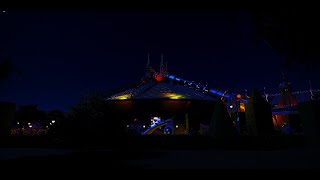 🎢 4k High Quality  Low light Hyperspace Mountain Onride  Disneyland Paris [upl. by Anirtac103]