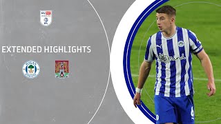 TWO SCREAMERS  Wigan Athletic v Northampton Town extended highlights [upl. by Ekul]