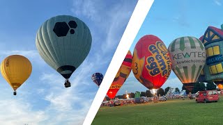 Doncaster Balloon Festival 2024  Friday Tether Launch and Glow [upl. by Cud752]