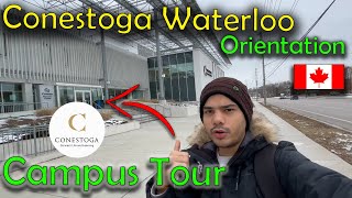 Conestoga College Waterloo Campus Tour amp Orientation day for 2024 [upl. by Beckie]