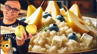 RISOTTO PERE E GORGONZOLA risotto al gorgonzola della Beatrice [upl. by Hareehat]