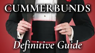 Cummerbunds The Definitive Guide to Tuxedo Waist Sashes [upl. by Anirpas]