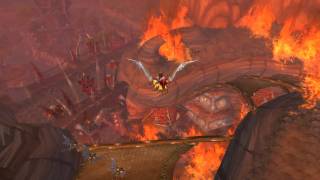 Aile de Mort carbonise Orgrimmar  Deathwing burns Orgrimmar [upl. by Feinberg309]