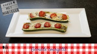 Gevulde courgette  Recept  Koken met Marielle [upl. by Remmer529]