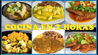 Cocina en 2 horas para toda tu semana Meal prep 2 ECONOMICO Menú semanal ECONÓMICO [upl. by Eetnahs929]