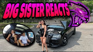 TAKING MY 23 YEAR OLD SISTER ON A RIDE IN MY REDEYE JAILBREAK CHRYSLER CHRYSLER [upl. by Borek]