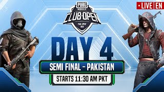 EN PMCO Pakistan Semi  Finals Day 4  Fall Split  PUBG MOBILE CLUB OPEN 2020 [upl. by Gonagle]