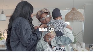 Deiondras first game day with Snow and postpartum [upl. by Cristiano]