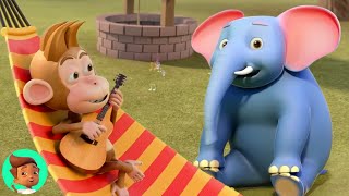 Ekta Mota Hathi Dule Chole একটি মোটা হাতি Bengali Cartoon Rhymes for Babies [upl. by Piegari]