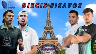 GREENWEEZ PARIS MAJOR  AugsburgerChozas vs GutierrezMelendez Dieciseisavos  PREMIER PADEL 2024 [upl. by Ayela]