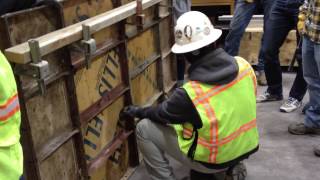 Formwork Assembly Demonstration [upl. by Beauchamp]